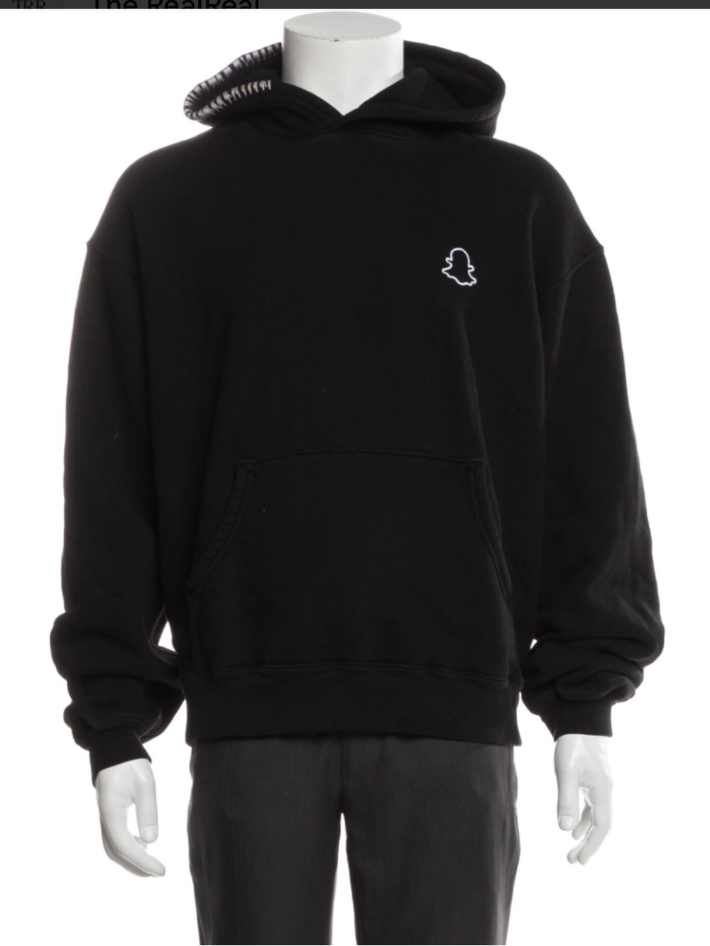 Madhappy x Snapchat Black Embroidered Logo Hoodie Size M